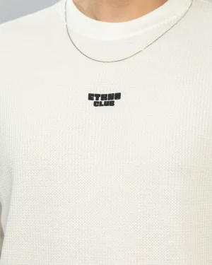 Waffle White Oversize